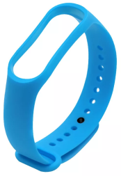Ремешок для Xiaomi Mi Band 3/4 силиконовый небесно-голубой