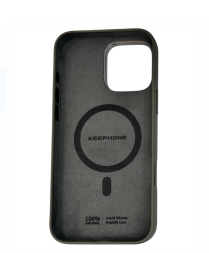 Накладка для i-Phone 16 Pro Max Keephone Rosana MagSnap серый