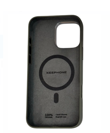  Накладка для i-Phone 16 Pro Max Keephone Rosana MagSnap серый