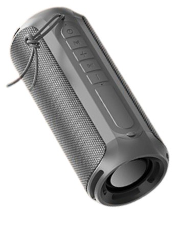  Bluetooth колонка Hoco HC27 BT5.4/1500mAh/2ч/16Вт/TF/FM/USB/AUX серая