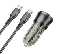 Автомобильное заряд. устр. Borofone BZ24 1C с кабелем TC-TC 20W черное