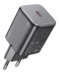 Сетевое зар. устр. Hoco N40 1C 20W черное