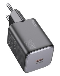 Сетевое зар. устр. Hoco N40 1C 20W черное