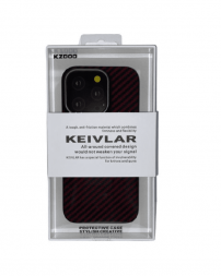 Накладка для i-Phone 14 Pro K-Doo Kevlar пластик красная
