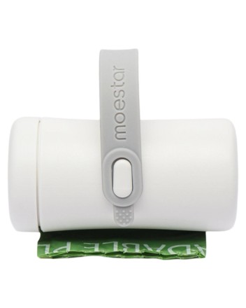  Контейнер с пакетами для выгула собак Moestar Dog Poop Bag Holder белый