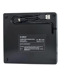 Внешний CD/DVD-ROM/USB3.0x2/MicroSD/TF Orico XD007 USB-C/USB черный