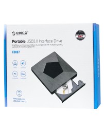 Внешний CD/DVD-ROM/USB3.0x2/MicroSD/TF Orico XD007 USB-C/USB черный