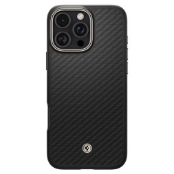 Накладка для i-Phone 16 Pro Max 6.9 Spigen Enzo Aramid MagSafe (ACS08501) черный карбон