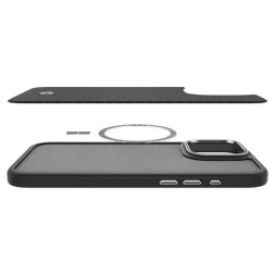 Накладка для i-Phone 16 Pro Max 6.9 Spigen Enzo Aramid MagSafe (ACS08501) черный карбон