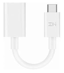 Переходник ZMI Type-C на USB AL271 белый