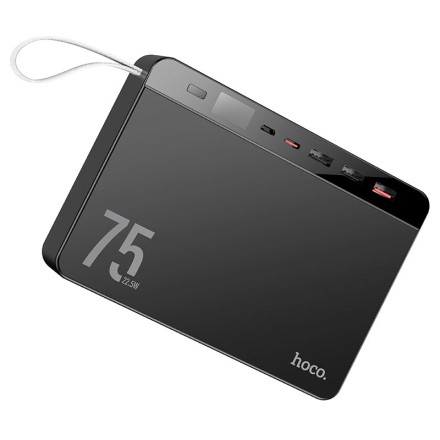  Powerbank Hoco J94 75000mAh 3USB/1C 22.5W/20W черный