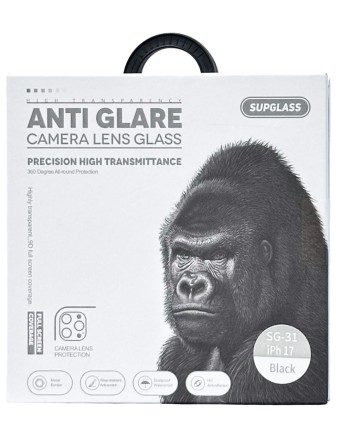  Защитное стекло для задней камеры Supglass SG-31 iPhone 17 2pcs черное
