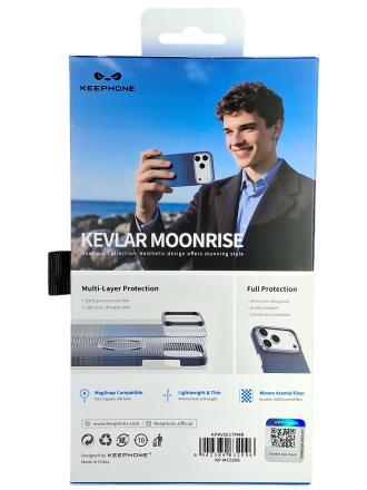  Накладка для i-Phone 17 Pro Keephone Kevlar Moonrise MagSnap