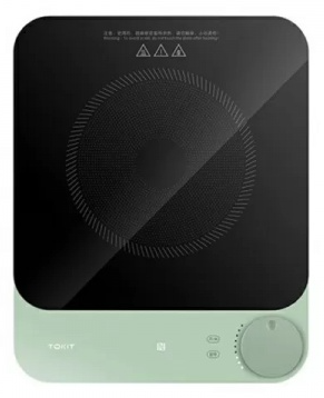  Индукционная плита Xiaomi Tokit TCL04M (350×280×23mm) зеленая