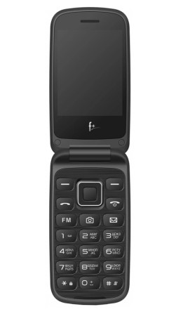  Мобильный телефон F+ Flip 3 2.8"/240x320/1000mAh/2 SIM//MicroSD/ чёрный