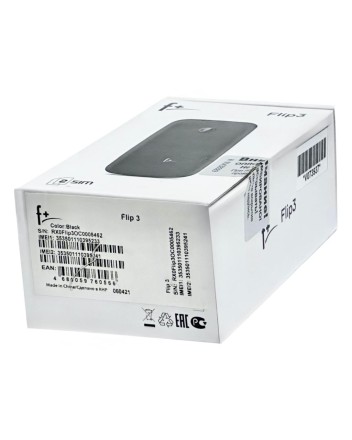  Мобильный телефон F+ Flip 3 2.8"/240x320/1000mAh/2 SIM//MicroSD/ чёрный