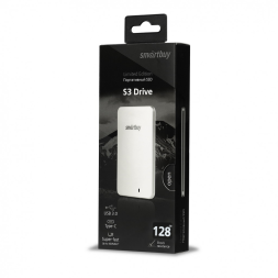 Внешний SSD Smartbuy S3 Drive 128GB USB 3.0 белый