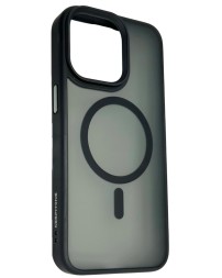 Накладка для i-Phone 15 Pro Keephone Mago Pro Magsafe матовый черный