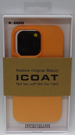 Накладка для i-Phone 13 K-Doo iCoat силикон оранжевая