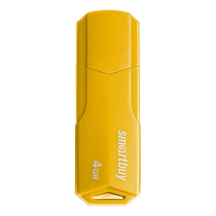  USB флеш накопитель SmartBuy 4GB Clue Yellow (SB4GBCLU-Y)