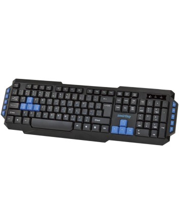  Клавиатура беспроводная Smartbuy ONE 231 USB/114+10 клавиш/Подсветка/1AA черная (SBK-231AG-K)