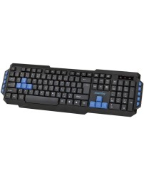 Клавиатура беспроводная Smartbuy ONE 231 USB/114+10 клавиш/Подсветка/1AA черная (SBK-231AG-K)