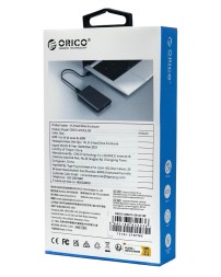 Внешний корпус для 2 SSD M2 Orico AM2C3-2N USB-C черный