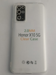 Чехол-накладка силикон 2.0мм Huawei Honor 10X прозрачный