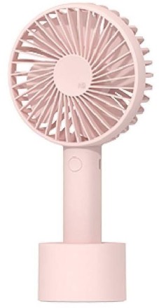  Вентилятор портативный ручной Solove N9P (зарядная подставка, 2000mAh, 3 скорости) розовый