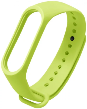  Ремешок для Xiaomi Mi Band 3/4 силиконовый светло-зеленый
