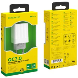 Сетевое зар. устр. Borofone BA47A 1USB QC3.0 18W белое