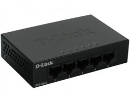 Коммутатор-мини D-Link DGS-1005D/J2A с 5-портами черный
