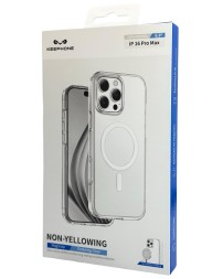 Накладка для i-Phone 16 Pro Max Keephone Non-Yellowing MagSnap прозрачный