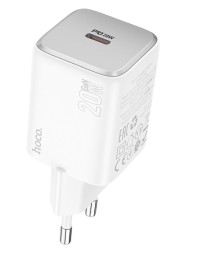 Сетевое зар. устр. Hoco N40 1C 20W белое