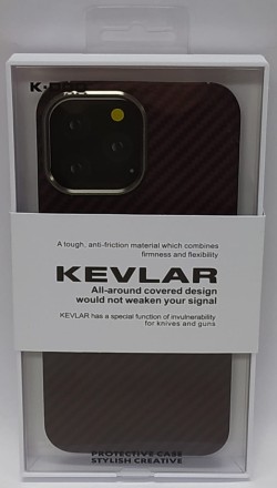  Накладка для i-Phone 14 Pro K-Doo Kevlar пластик синяя