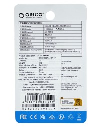 Картридер Orico CS2T MicroSD/TF USB3.0 чёрный