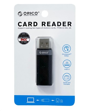  Картридер Orico CS2T MicroSD/TF USB3.0 чёрный