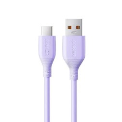 Usb Кабель-зарядка Type-C Anker (A80016Q1) 6A 1м фиолетовый