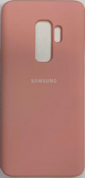 Накладка для Samsung Galaxy S9 Plus Silicone cover розовая