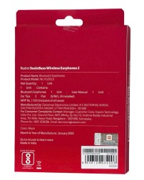 Наушники беспроводные Redmi SonicBass Wireless Earphones 2 черные