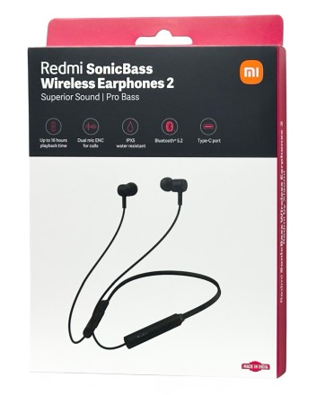  Наушники беспроводные Xiaomi Redmi SonicBass Wireless Earphones 2 черные