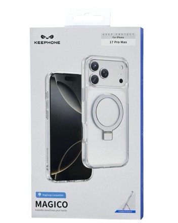  Накладка для i-Phone 17 Pro Max Keephone Magico MagSnap прозрачный