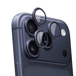 Защитное стекло для задней камеры i-Phone 17 Pro/17 Pro Max ANANK 10X Reinforced Corning Deep Blue