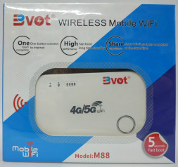 Мобильный роутер Bvot 4G M88 LTE Mobile WiFi белый