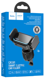 Держатель в автомобиль в воздуховод Hoco CA201 электрозажим черный
