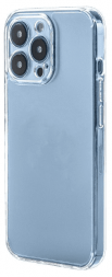 Чехол-накладка силикон 2.0мм i-Phone 13 Pro Max прозрачный с закрытой камерой тех.пак