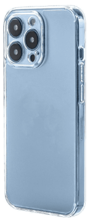  Чехол-накладка силикон i-Phone 13 Pro Max прозрачный с закрытой камерой 2.0мм тех.пак