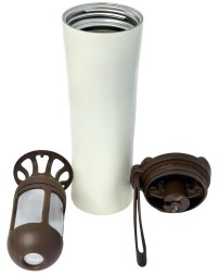 Термокружка Kiss Kiss Fish MOKA Light Smart Insulation Cup (0.43л) белый