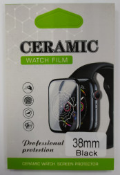 Защитное стекло для Apple watch &quot;38&quot; Ceramic в коробке чёрное