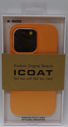 Накладка для i-Phone 13 Pro K-Doo iCoat силикон оранжевая